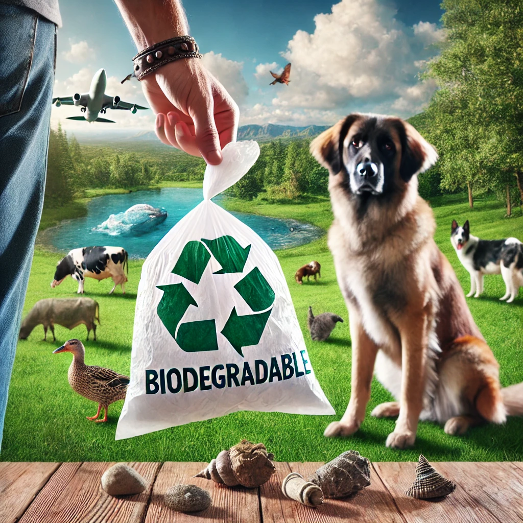 Biodegradable dog poop bags