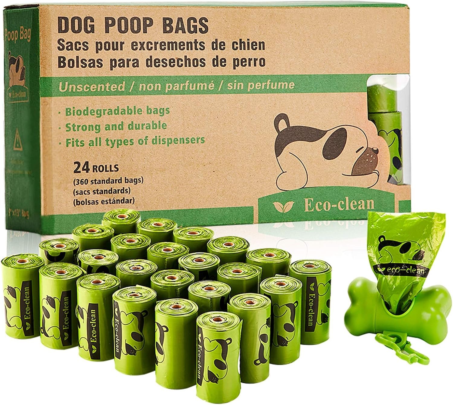 Biodegradable dog poop bags